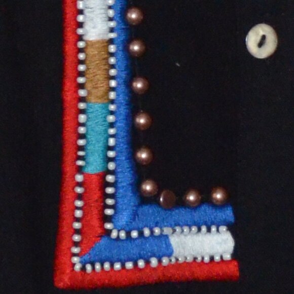 NWOT Sz S/M Piper by Townsen Black Gauze Long Sleeve Drawstring Waist Dress - Picture 3 of 7